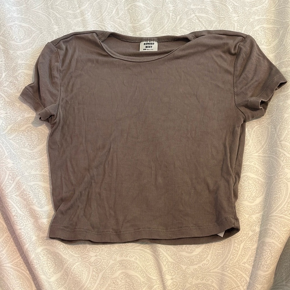 Aritzia Sunday Best Short Sleeve Top